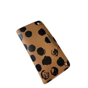 Rebecca Minkoff animal print wallet.